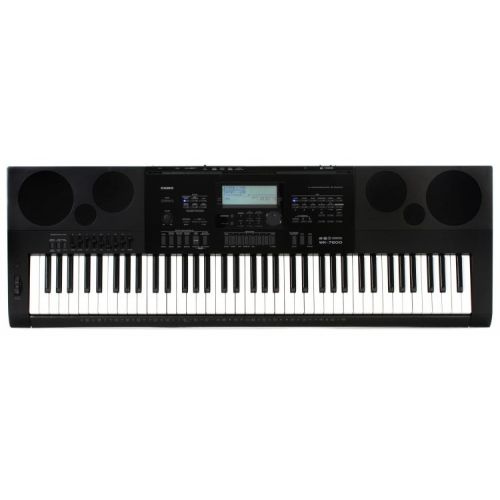 카시오 Casio WK-7600 76-key Portable Arranger Stage Bundle