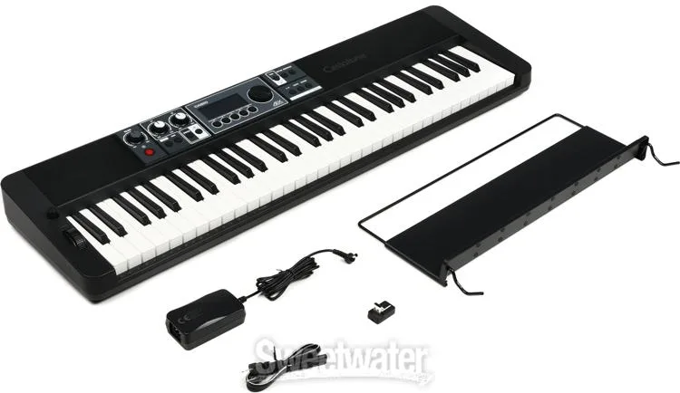 카시오 Casio Casiotone CT-S500 61-key Arranger Keyboard Essentials Bundle