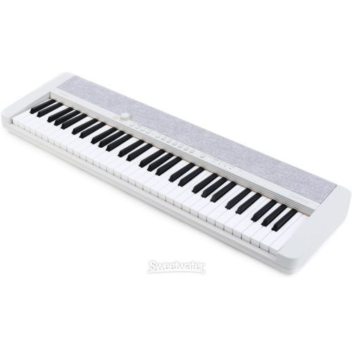 카시오 Casio CT-S1 61-key Portable Keyboard - White