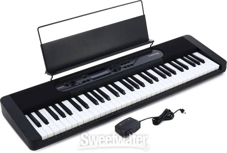 카시오 Casio LK-S450 61-key Arranger Keyboard Essentials Bundle