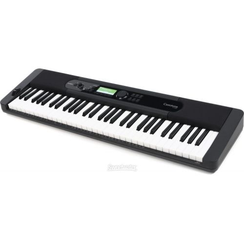 카시오 Casio CT-S400 61-key Ultra-Portable Arranger Keyboard - Black