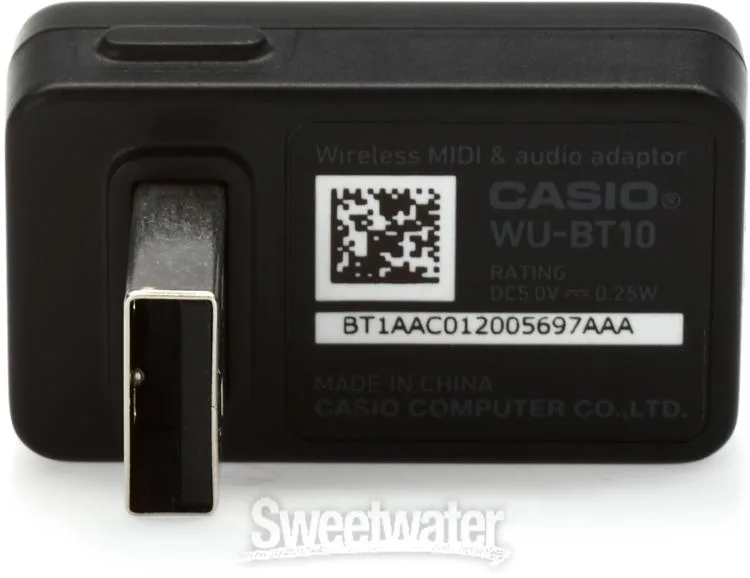 카시오 Casio WU-BT10 Wireless Bluetooth MIDI/Audio Adapter for CT-S400, CT-S1 and LK-S450