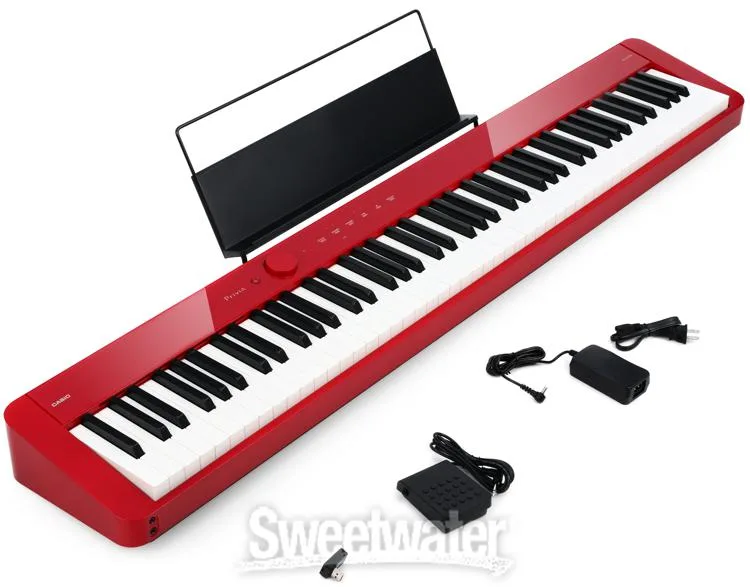 카시오 Casio Privia PX-S1100 88-key Digital Piano - Red