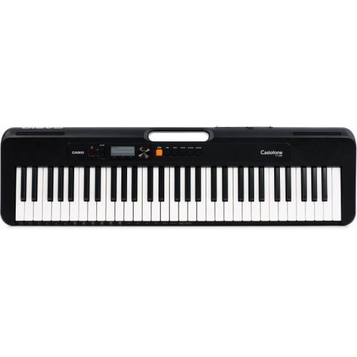 카시오 Casio Casiotone CT-S200 61-key Portable Arranger Keyboard Essentials Bundle- Black