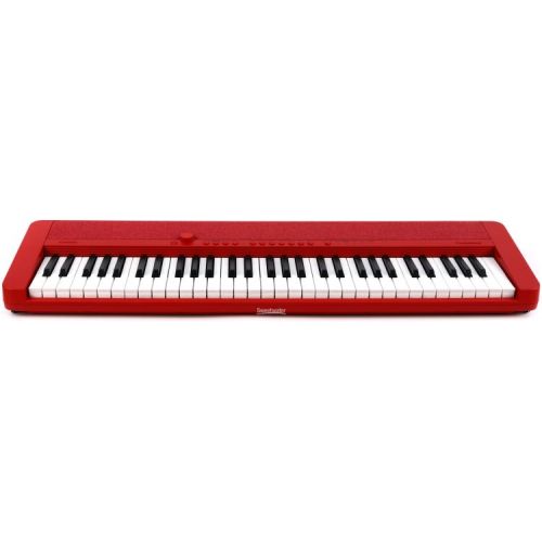 카시오 Casio CT-S1 61-key Portable Keyboard - Red