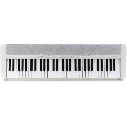 카시오 Casio CT-S1 61-key Keyboard Essentials Bundle - White