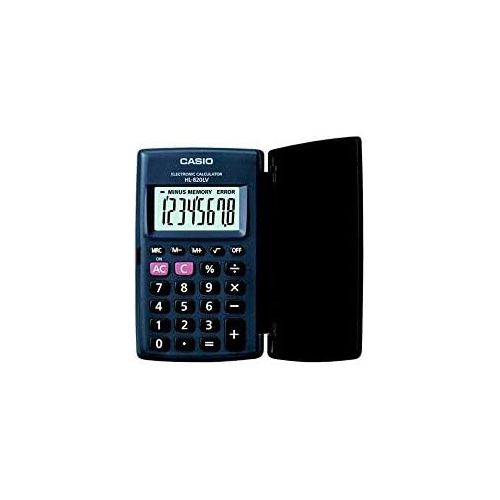 카시오 [아마존베스트]Casio Hl-820lv-bk-w Portable Type Calculator with 8-Digit Extra Big Display