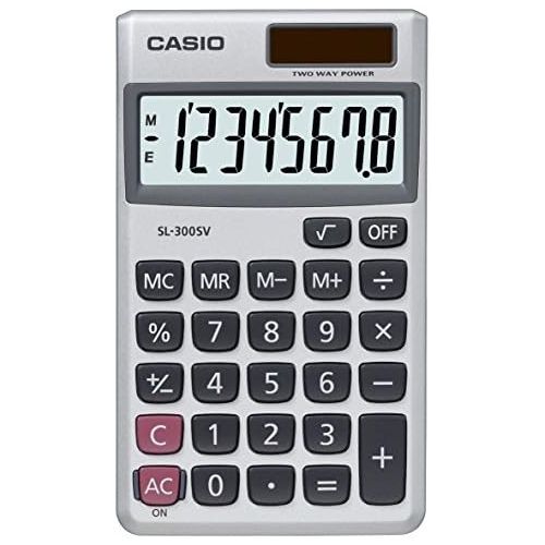 카시오 [아마존베스트](CASIO) Electronic Calculator (SL-300SV-s)