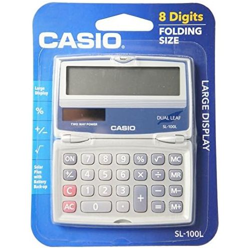 카시오 [아마존베스트]Casio Basic Solar Folding Compact Calculator 1 ea