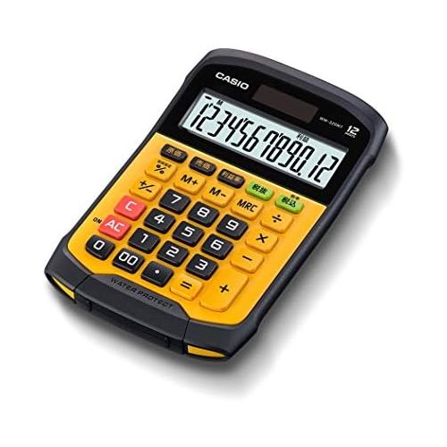 카시오 [아마존베스트]Casio waterproof and dustproof calculator WM-320MT-N mini just type 12 digits