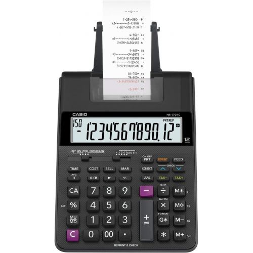 카시오 [아마존베스트]Casio HR-170RC Plus Mini-Desktop Printing Calculator