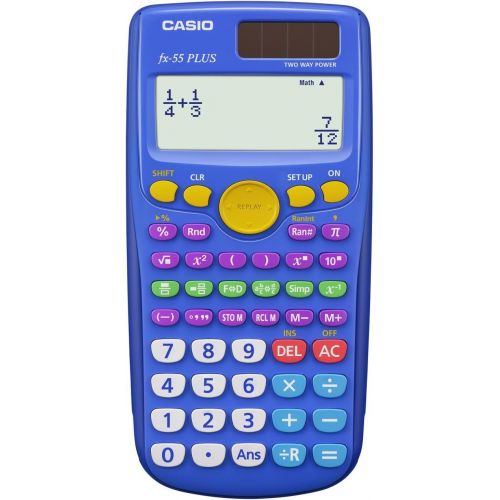 카시오 [아마존베스트]Casio fx-55 PLUS Elementary/Middle School Fraction Calculator, Pack of 10 (Teacher Pack)