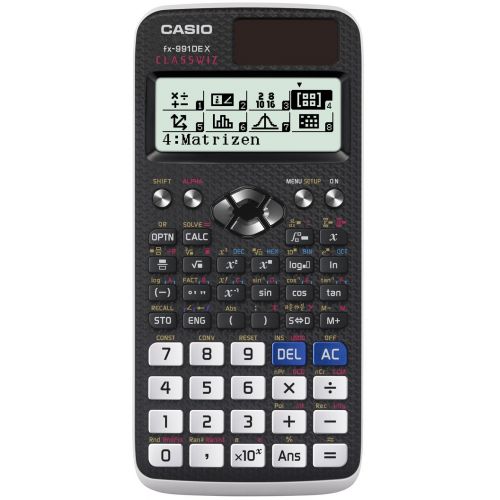 카시오 [아마존 핫딜]  [아마존핫딜]Casio Bundle Wissenschaftlicher ClassWiz Schulrechner FX-991DE x mit Schutztasche fx-Case Schwarz/Weiss (Exklusiv bei Amazon.de)