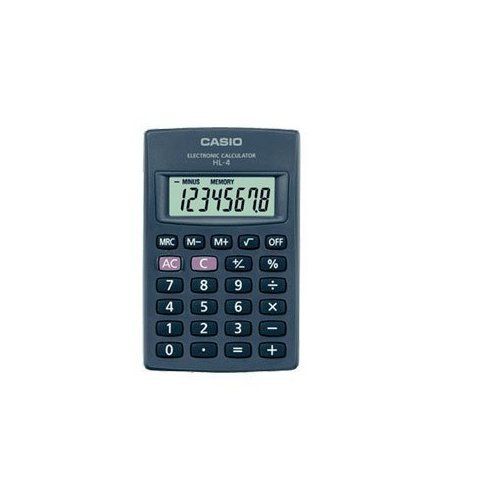 카시오 Casio Big Display 8 Digit Calculator Hl4