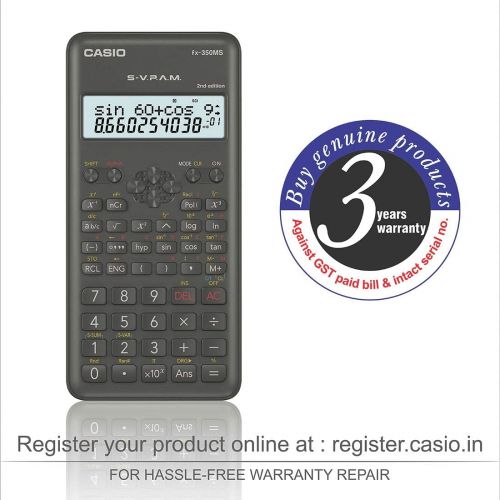카시오 Casio FX-350MS 2nd Edition Non-Programmable Scientific Calculator