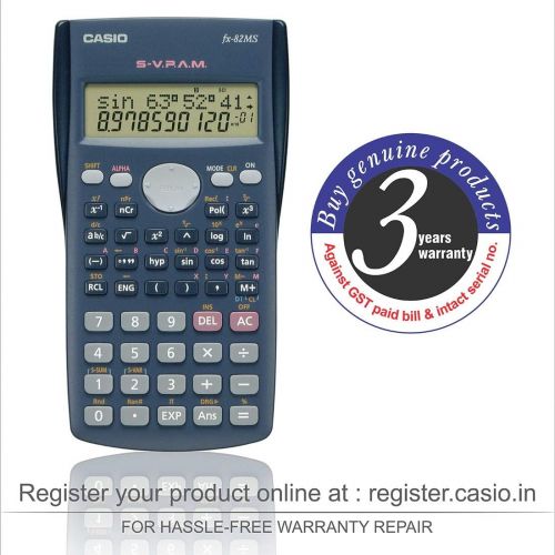 카시오 Casio #FX-82MS 2-Line Display Scientific Calculator