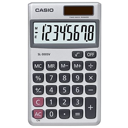 카시오 (CASIO) Electronic Calculator (SL-300SV-s)
