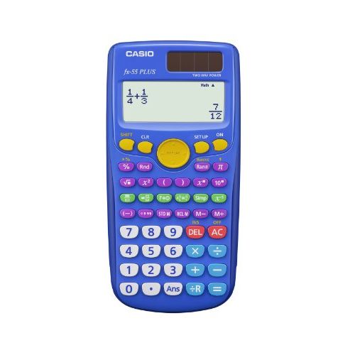 카시오 Casio fx-55 PLUS Elementary/Middle School Fraction Calculator
