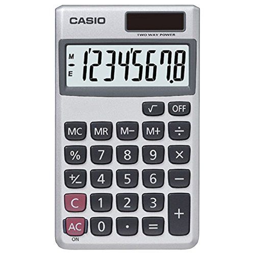 카시오 Casio SL-300SV Solar Powered Standard Function Calculator