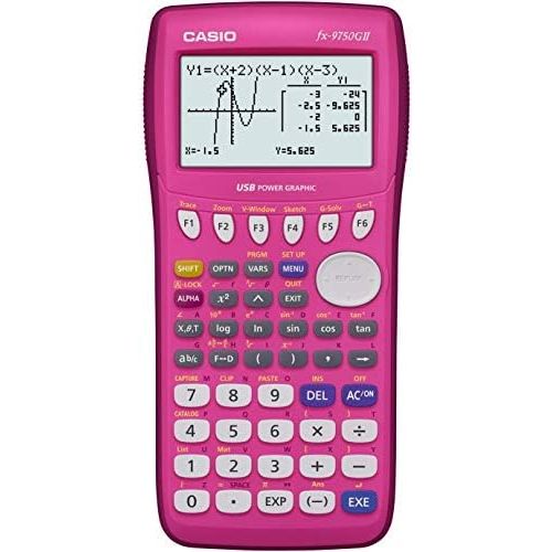 카시오 Casio fx-9750GII Graphing Calculator, Pink