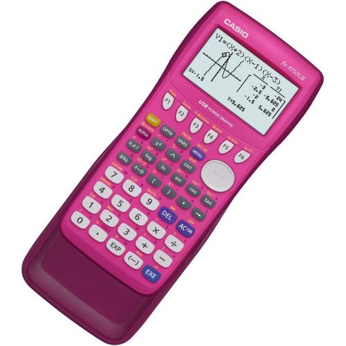 카시오 Casio fx-9750GII Graphing Calculator, Pink