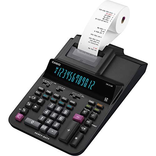 카시오 Casio DR-210R Heavy-Duty Printing Calculator