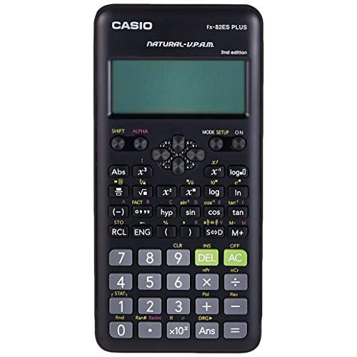 카시오 Casio Fx-82es Fx82es Plus Bk Display Scientific Calculations Calculator with 252 Functions