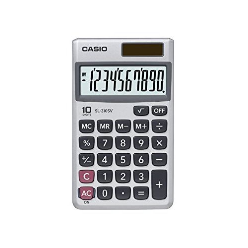 카시오 Casio SL-310SV Standard Function Calculator