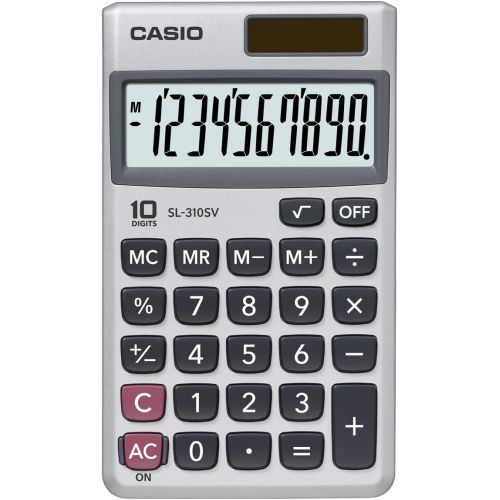 카시오 Casio SL-310SV Standard Function Calculator