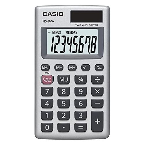 카시오 Casio Inc. HS8VA Standard Function Calculator
