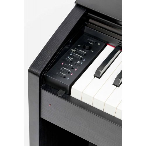 카시오 Casio Privia PX-870 Digital Piano - Black Bundle with Furniture Bench, Instructional Book, Online Lessons, Austin Bazaar Instructional DVD, and Polishing Cloth