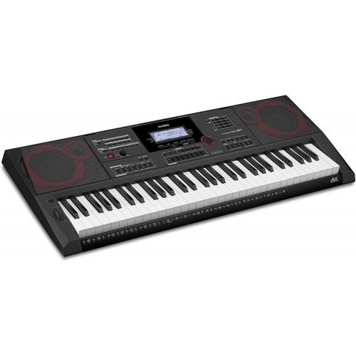 카시오 Casio CT-X5000 Keyboard Bundle with Adjustable Stand, Bench, Sustain Pedal, Austin Bazaar Instructional DVD, and Polishing Cloth