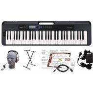 Casio CT-S300 61-Key Premium Keyboard Package with Headphones, Stand, Power Supply, 6-Foot USB Cable and eMedia Instructional Software (CAS CTS300 EPA)
