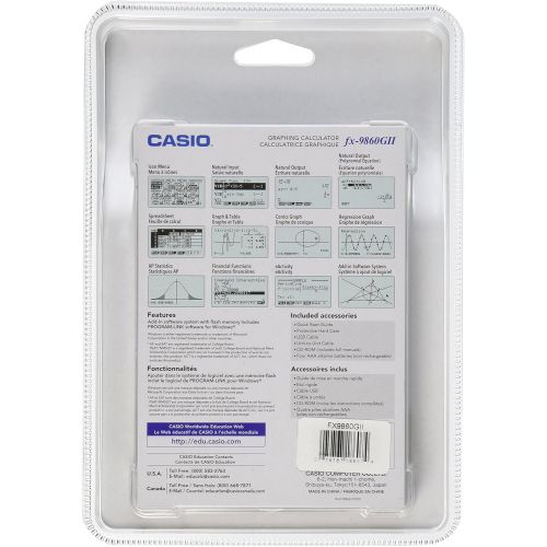 카시오 [무료배송]Visit the Casio Store Casio fx-9860GII Graphing Calculator, Black