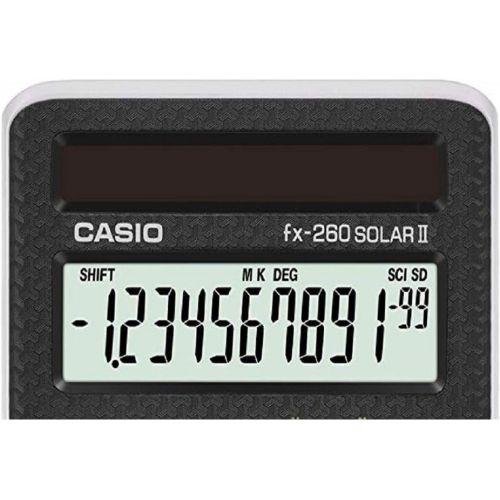 카시오 [아마존베스트]Casio Scientific Calculator Black, 3 W x 5 H, 2.25 (FX-260 SOLARII-S-IH)