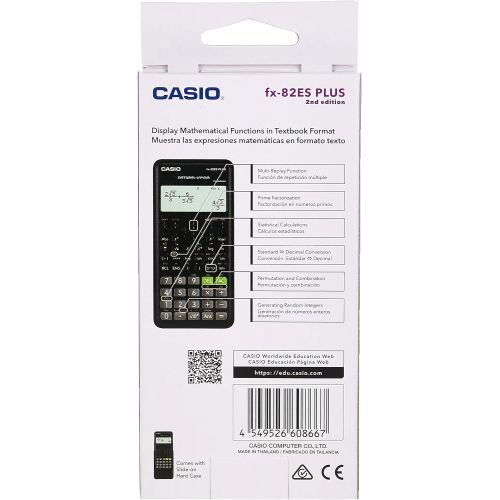 카시오 [아마존베스트]Casio Fx-82es Fx82es Plus Bk Display Scientific Calculations Calculator with 252 Functions