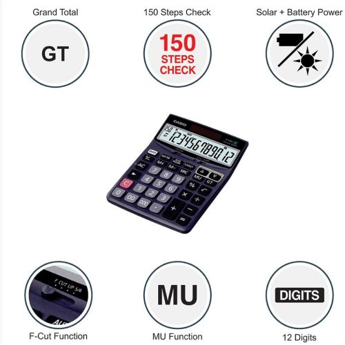 카시오 Casio DJ-120D Business Desktop Calculator with Check & Correct