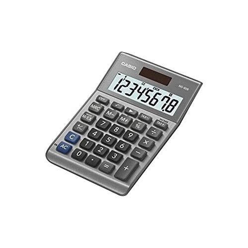 카시오 Casio MS-80B Standard Function Desktop Calculator, Silver