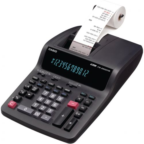 카시오 Casio FR-2650TM 2-Color Professional Desktop Printing Calculator