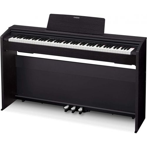 카시오 [아마존베스트]Casio Privia PX-870 Digital Piano - Black Bundle with Adjustable Bench, Instructional Book, Online Lessons, Austin Bazaar Instructional DVD, and Polishing Cloth