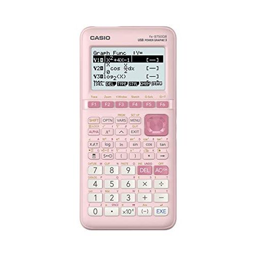 카시오 Casio fx 9750GIII Pink Graphing Calculator (fx 9750GIII PK)