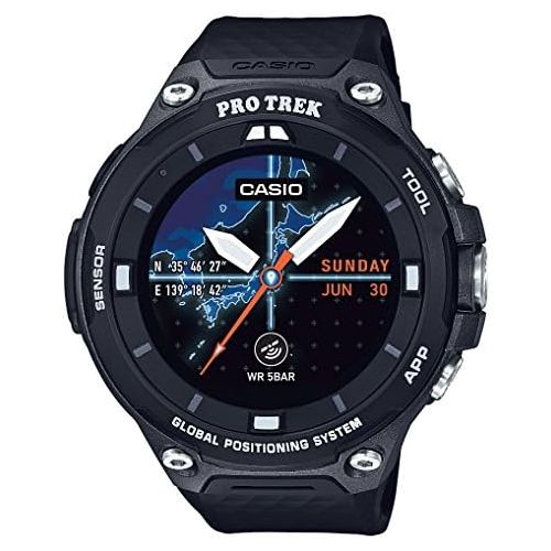 카시오 Casio CASIO smart Autodoauotchi Purotorekku smart GPS-equipped WSD-F20-BK Mens--(Japan Import-No Warranty)