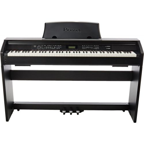 카시오 Casio PX-780 Privia 88-Key Digital Home Piano with Power Supply, Black