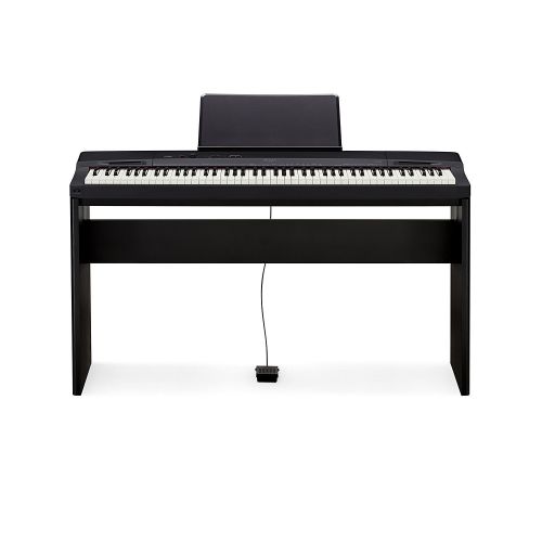 카시오 Casio PX-160 Privia Touch Sensitive 88 Key Tri Sensor Scaled Hammer Action Keyboard Digital Piano with 18 Built-In Tones Package with Pedal and Piano Stand