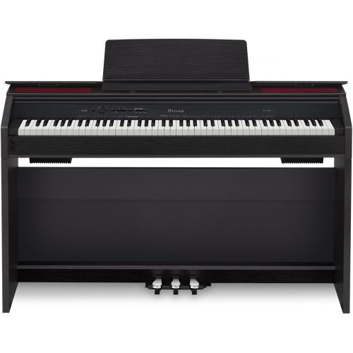 카시오 Casio PX860 BK Privia Digital Home Piano, Black with Power Supply