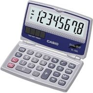 Casio SL-100L Basic Solar Folding Compact Calculator, Multicolor