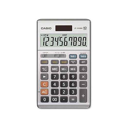  Casio Inc. JF-100BM Standard Function Calculator,Multicolor