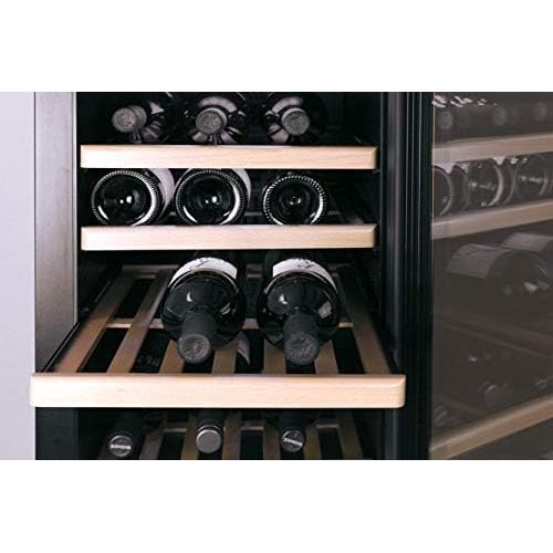  CASO WineSafe 75 Design Weinkuehlschrank fuer bis zu 75 Flaschen (bis zu 310 mm Hoehe), eine Temperaturzone 5-20°C fuer Rotwein oder Weisswein, Getrankekuehlschrank, Energieklasse A