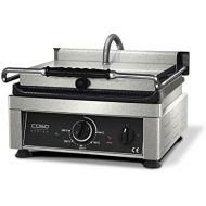 Caso 2820 Profi Gourmet Grill, Doppel Kontakt, 2500 W, Bratflache oben und unten gerillt, Grillplatte aus langlebigem Gusseisen, 27 kg