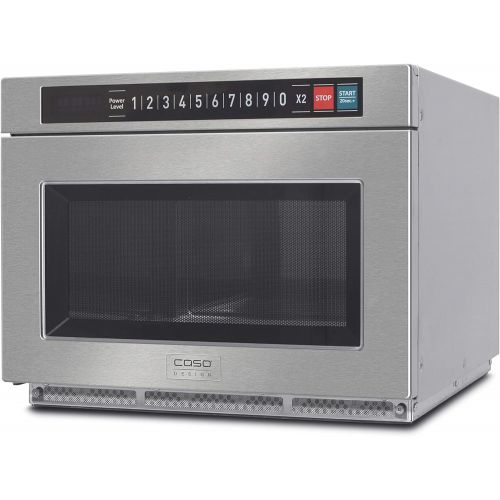 Caso 3086CMP1800Commercial Microwave, Oven, 1800Watt Microwave Oven, 27Litre Cooking Chamber Magnetrons for Commercial Applications, up to 20Programmes